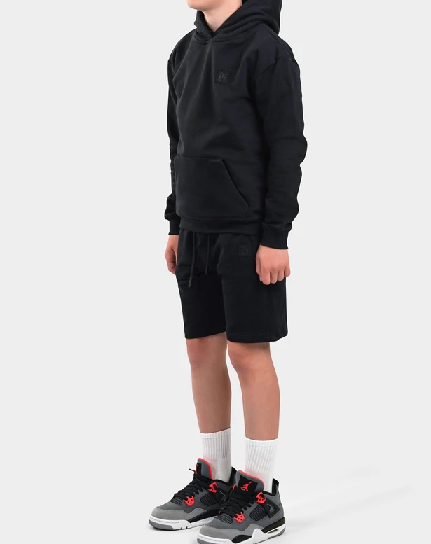 TVNINE Streetwear korte broek kinderen Zwart