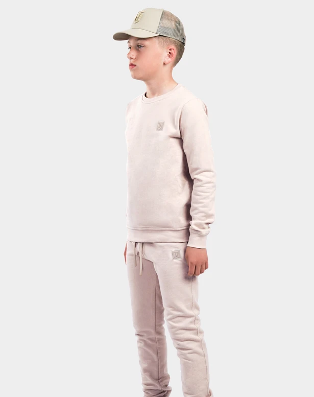 TVNINE Streetwear Sweater Kinderen Beige