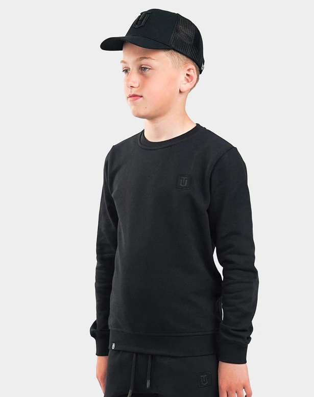 TVNINE Streetwear Sweater Kinderen Zwart