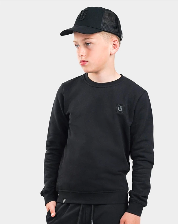 TVNINE Streetwear Sweater Kinderen Zwart
